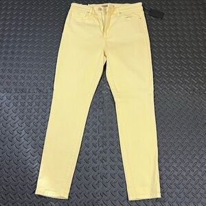 JOE’S JEANS | High-rise skinny ankle (yellow)